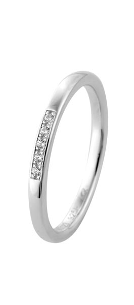 530123-Y514-001 | Memoirering Berlin 530123 600 Platin, Brillant 0,050 ct H-SI<br>∅ Stein 1,4 mm <br>100% Made in Germany   645.- EUR   