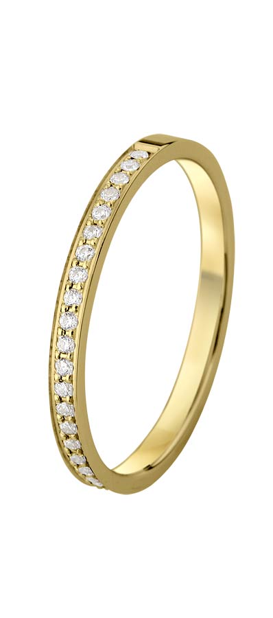 533687-5100-001 | Memoirering Berlin 533687 585 Gelbgold, Brillant 0,185 ct H-SI100% Made in Germany   1.630.- EUR   