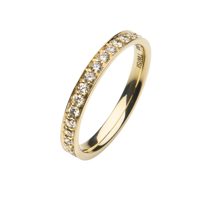 533689-5100-001 | Memoirering Berlin 533689 585 Gelbgold, Brillant 0,460 ct H-SI100% Made in Germany   1.835.- EUR   
